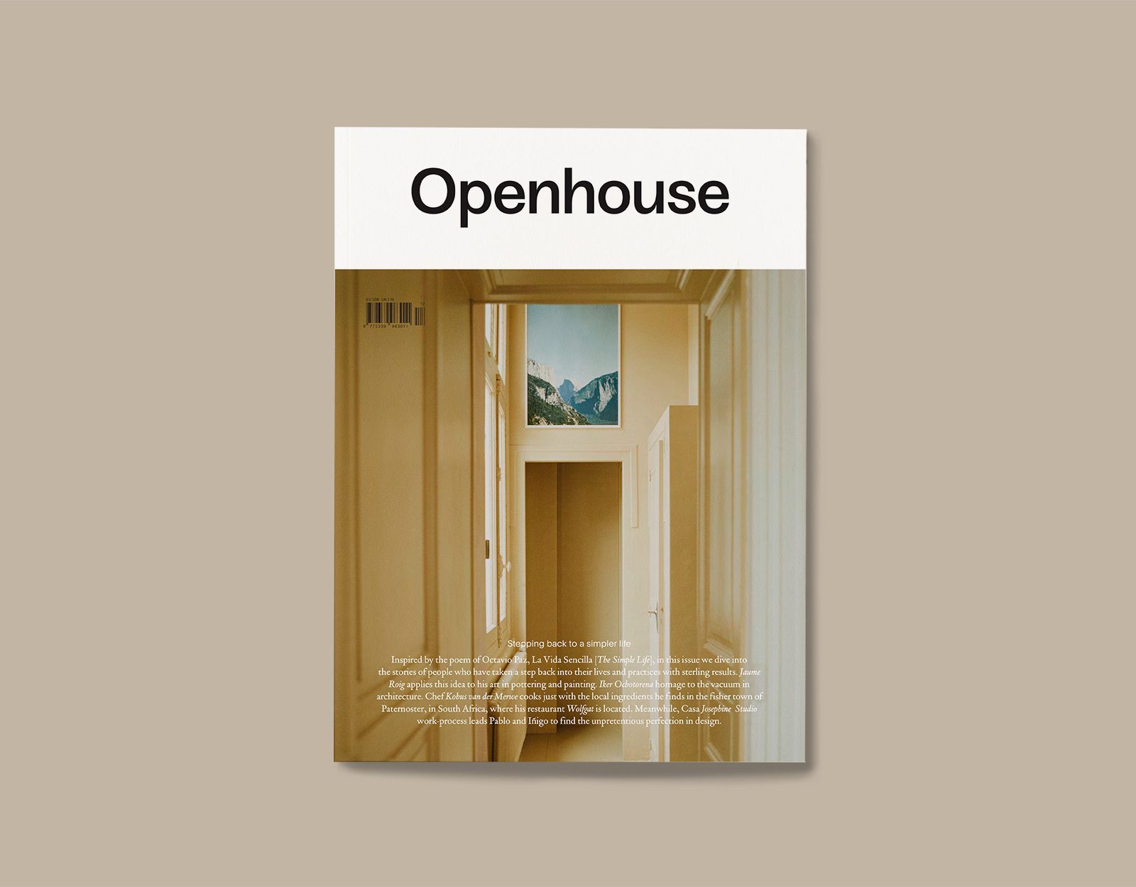 Openhouse Magazine Issue 18 Cover 1 Edit